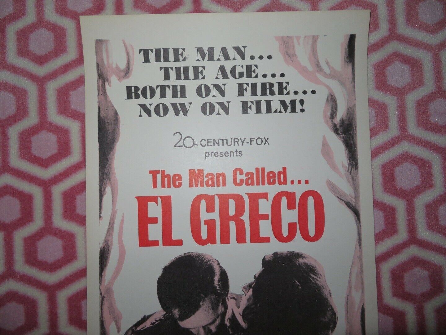 EL GRECO US INSERT (14"x 36") POSTER MEL FERRER ROSANNA SCHIAFINO 1966