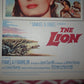 THE LION  US INSERT (14"x 36") POSTER WILLIAM HOLDEN TREVOR HOWARD CAPUCINE 1963