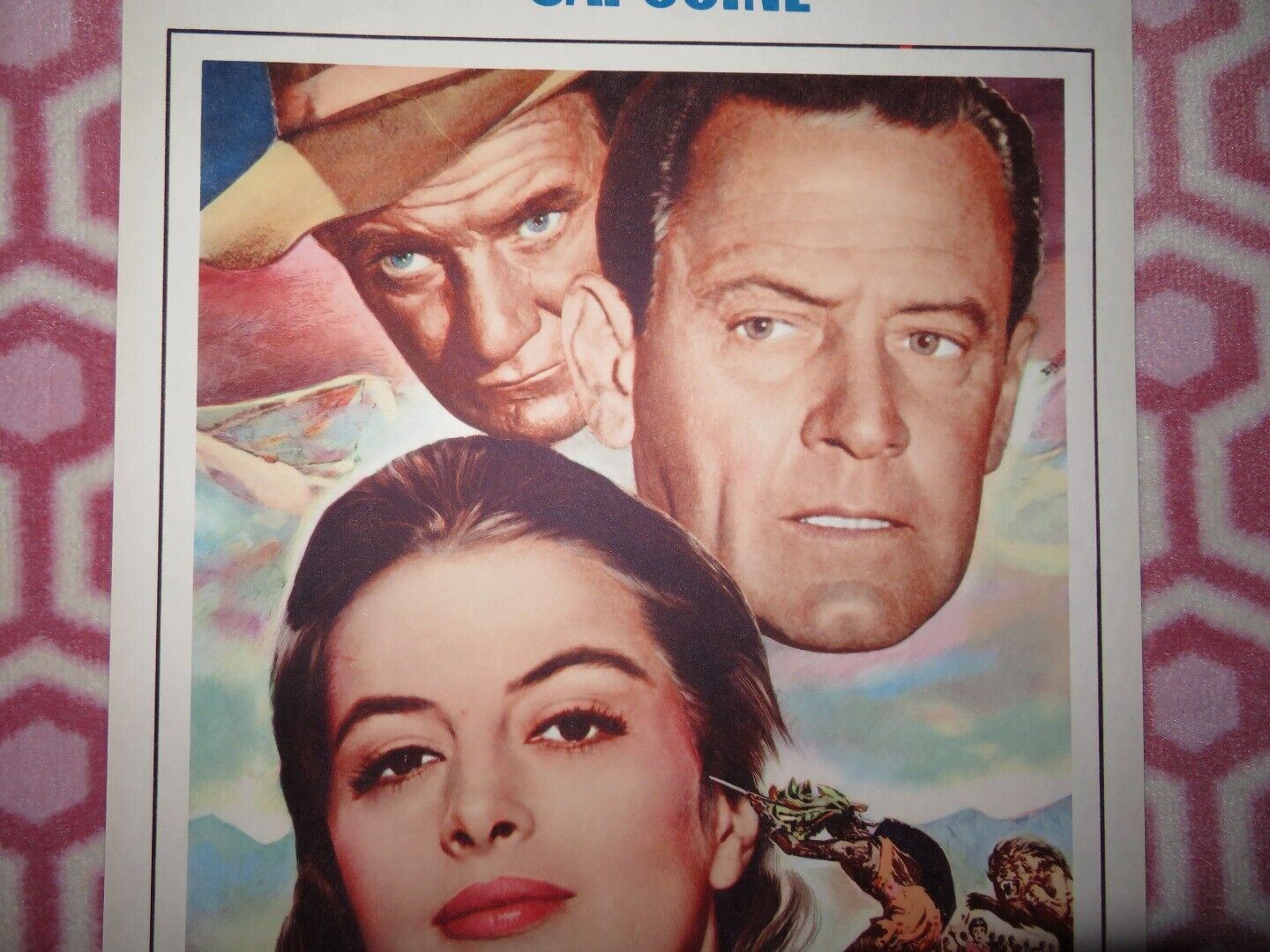 THE LION  US INSERT (14"x 36") POSTER WILLIAM HOLDEN TREVOR HOWARD CAPUCINE 1963