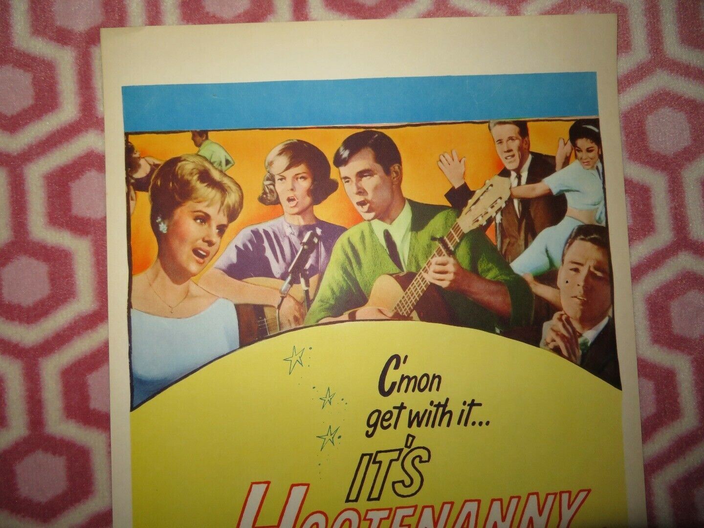 THE YOUNG SWINGERS  US INSERT (14"x 36") POSTER ROD LAUREN MOLLY BEE 1963