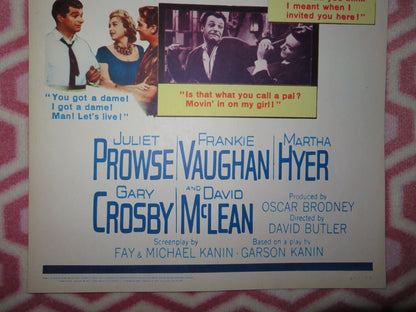 THE RIGHT APPROACH  US INSERT (14"x 36") POSTER JULIET PROWSE GARY CROSBY 1961