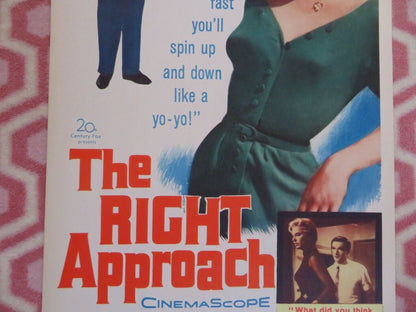 THE RIGHT APPROACH  US INSERT (14"x 36") POSTER JULIET PROWSE GARY CROSBY 1961