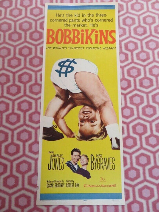 BOBBIKINS US INSERT (14"x 36") POSTER SHIRLEY JONES MAX BYGRAVES 1959