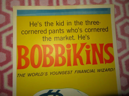 BOBBIKINS US INSERT (14"x 36") POSTER SHIRLEY JONES MAX BYGRAVES 1959