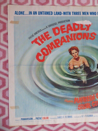 THE DEADLY COMPANIONS US HALF SHEET (22"x 28") POSTER SAM PECKINPAH 1961