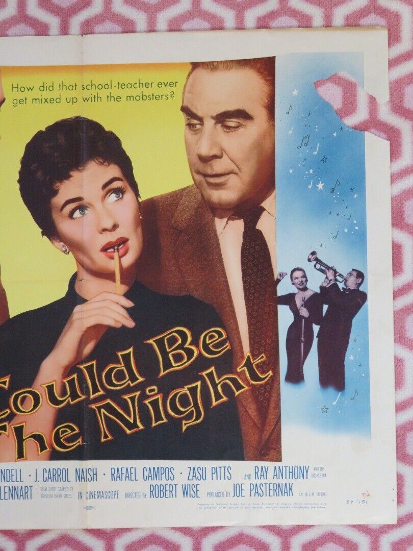 THIS COULD BE THE NIGHT US HALF SHEET (22"x 28") POSTER JEAN SIMMONS 1957