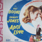 APRIL LOVE US HALF SHEET (22"x 28") POSTER PAT BOONE SHIRLEY JONES 1957