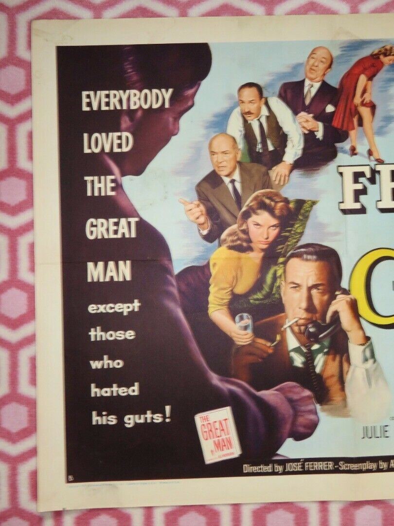 THE GREAT MAN US HALF SHEET (22"x 28") POSTER KEENAN WYNN DEAN JAGGER 1956