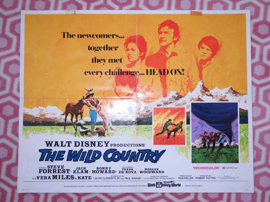 THE WILD COUNTRY US HALF SHEET (22"x 28") POSTER DISNEY RON HOWARD 1970