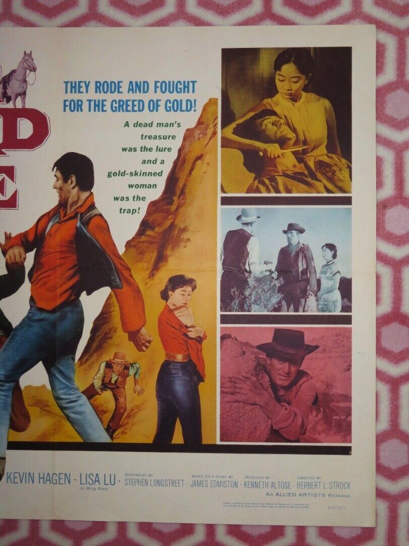 RIDER ON A DEAD HORSE US HALF SHEET (22"x 28") POSTER JOHN VIVYAN 1962