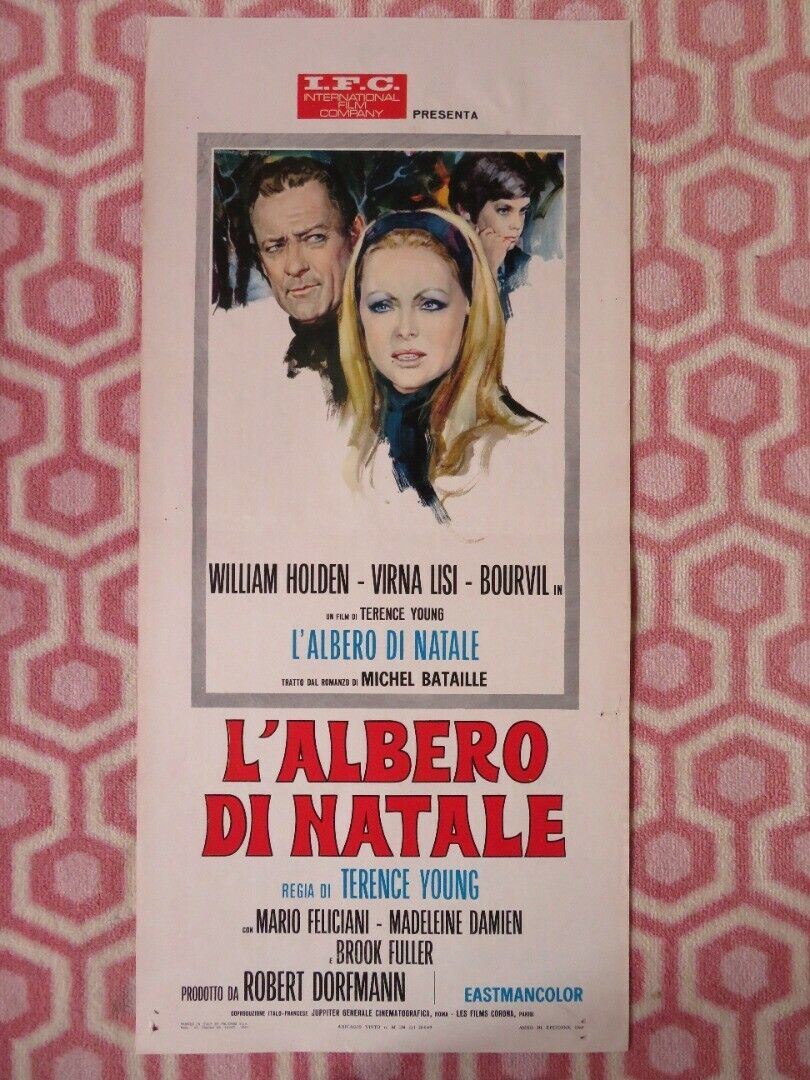 L'ALBERO DI NATALE / The Christmas Tree ITALIAN LOCANDINA (27.5"x13") POSTER '69