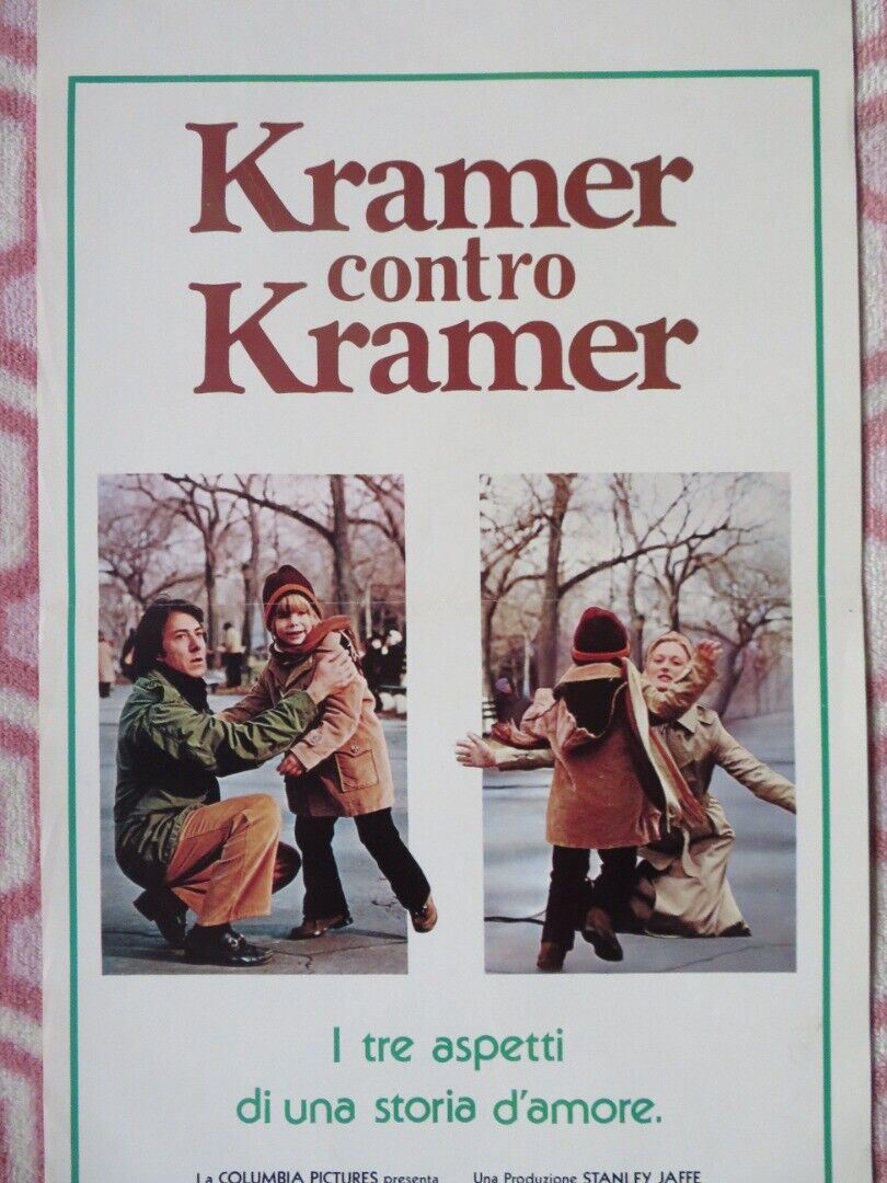 KRAMER CONTRO KRAMER /Kramer vs. Kramer ITALIAN LOCANDINA (27.5"x13") POSTER '79