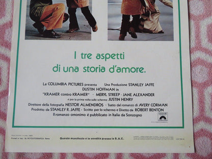 KRAMER CONTRO KRAMER /Kramer vs. Kramer ITALIAN LOCANDINA (27.5"x13") POSTER '79