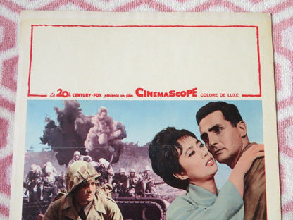 AVVENTURA D'AMORE E DI GUERRA ITALIAN LOCANDINA (27.5"x13") POSTER T TRYON '61