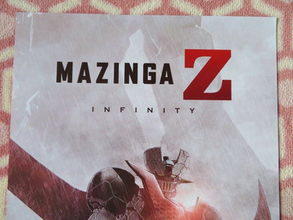 MAZINGA Z: INFINITY  ITALIAN LOCANDINA (26.5"x12.5") POSTER JUNJI SHIMIZU 2019