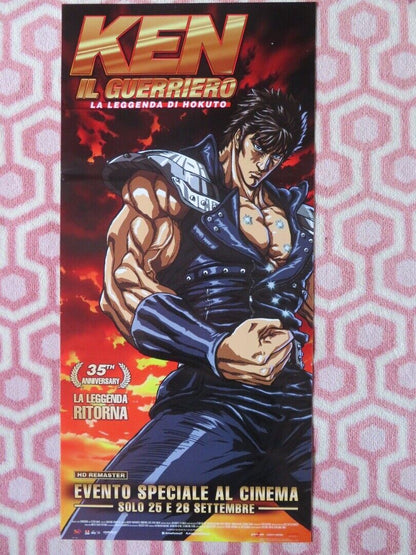 IL GUERRIERO LA LEGGENDA DI HOKUTO ITALIAN LOCANDINA (27"x12.5") POSTER '06