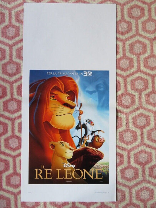 IL RE LEONE / The Lion King 3D ITALIAN LOCANDINA (27.5"x13") POSTER DISNEY 2011