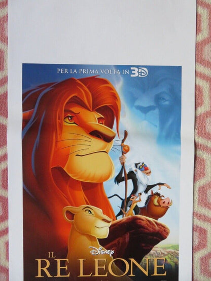 IL RE LEONE / The Lion King 3D ITALIAN LOCANDINA (27.5"x13") POSTER DISNEY 2011