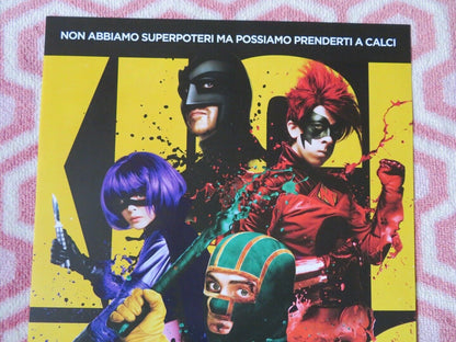 KICK-ASS  ITALIAN LOCANDINA (26.5"x12.5") POSTER NICOLAS CAGE AARON JOHNSON 2010