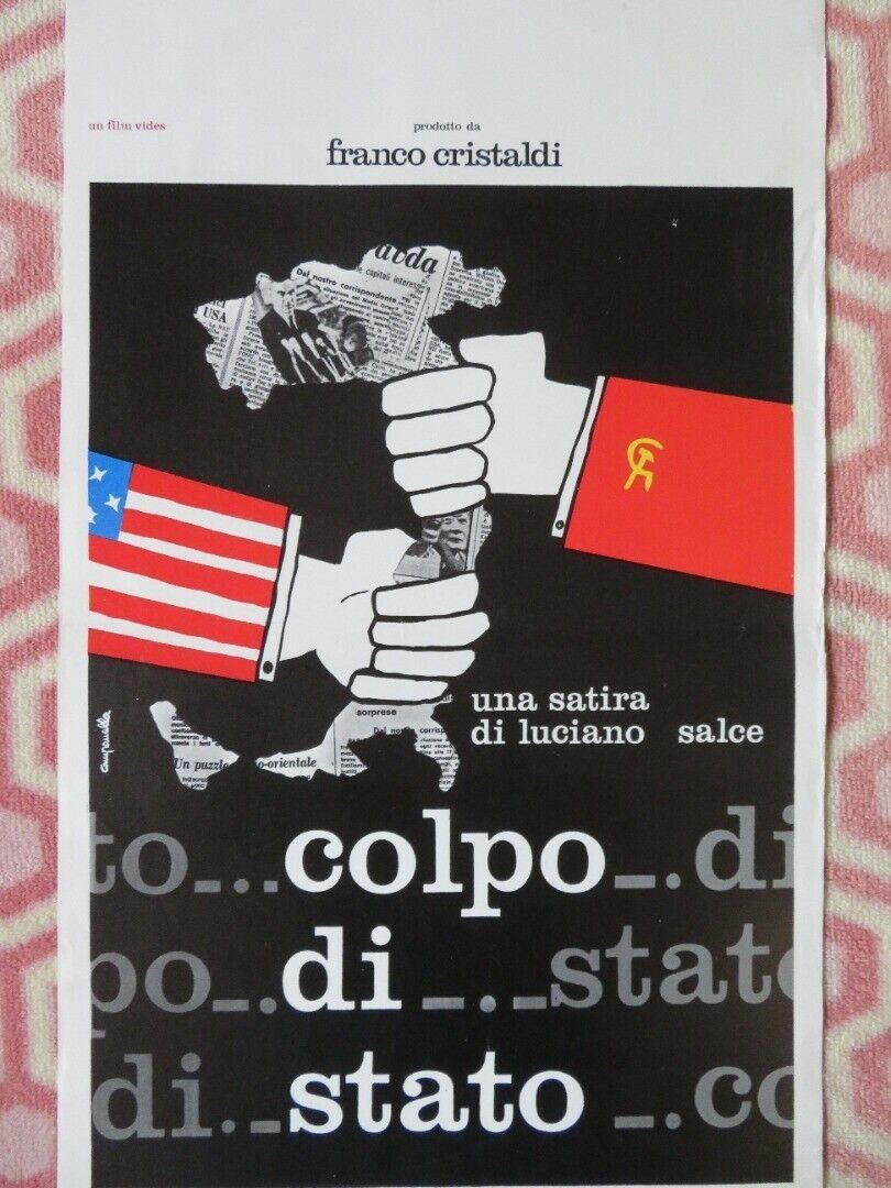 COLPO DI STATO / Coup D'Etat  ITALIAN LOCANDINA (27.5"x13") POSTER 1969