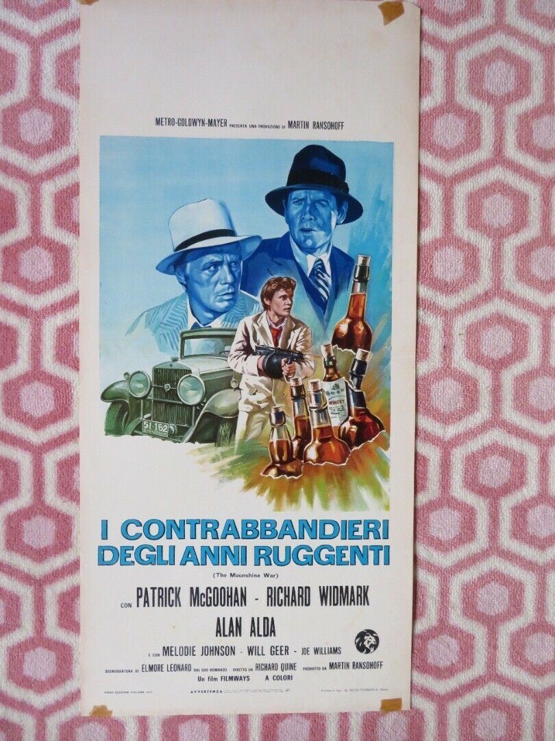 I CONTRABBANDIERI DEGLIANNI RUGGENTI  ITALIAN LOCANDINA (27.5"x13") POSTER 1970