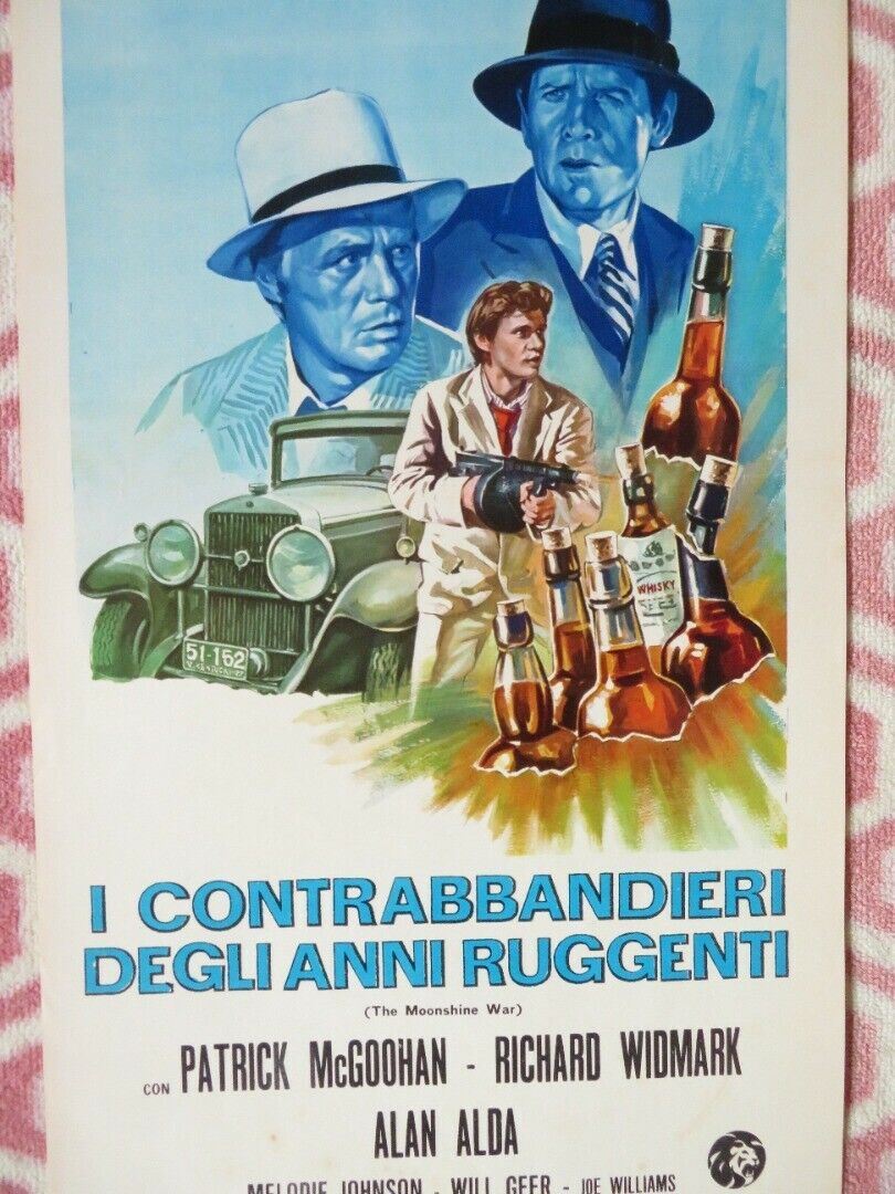 I CONTRABBANDIERI DEGLIANNI RUGGENTI  ITALIAN LOCANDINA (27.5"x13") POSTER 1970