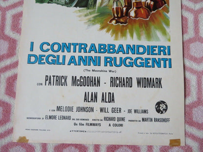 I CONTRABBANDIERI DEGLIANNI RUGGENTI  ITALIAN LOCANDINA (27.5"x13") POSTER 1970