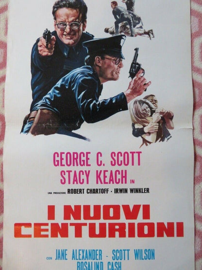 I NUOVI CENTURIONI ITALIAN LOCANDINA (27.5"x13") POSTER GEORGE C.SCOTT 1972