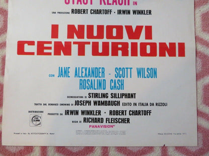 I NUOVI CENTURIONI ITALIAN LOCANDINA (27.5"x13") POSTER GEORGE C.SCOTT 1972