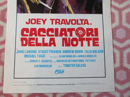 CACCIATORI DELLA NOTTE / Sunnyside ITALIAN LOCANDINA (27.5"x13") POSTER 1980