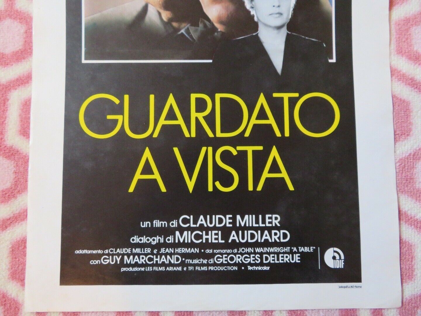 GUARDATO A VISTA /The Grilling ITALIAN LOCANDINA (27.5"x13") POSTER 1981