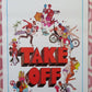 TAKE OFF  ADULT ITALIAN LOCANDINA (27.5"x13") POSTER LESLIE BOVEE 1978