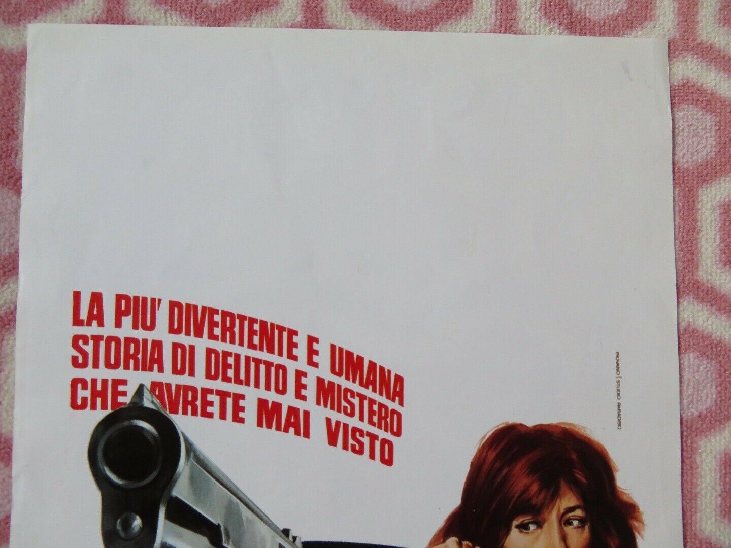 L'UCCHIO PRIVATO/ THE LATE SHOW   ITALIAN LOCANDINA (27.5"x13") POSTER 1977