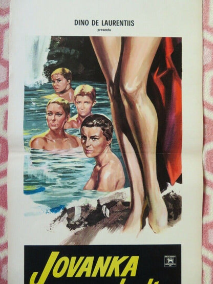 JOVANKA E LE ALTRE / 5 Branded Women ITALIAN LOCANDINA (27.5"x13") POSTER 1960