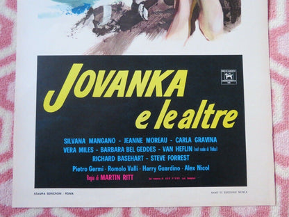 JOVANKA E LE ALTRE / 5 Branded Women ITALIAN LOCANDINA (27.5"x13") POSTER 1960