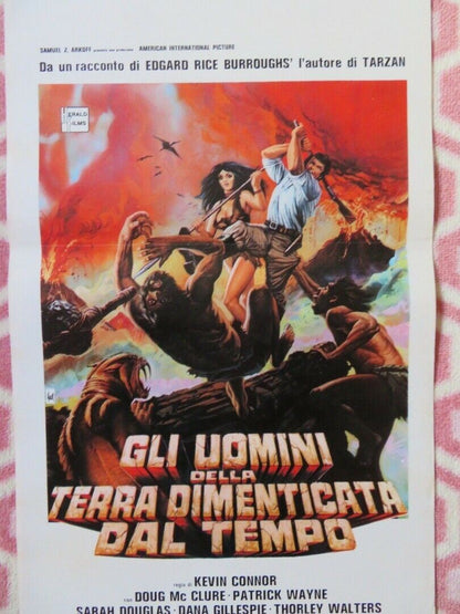 GLI UOMINI DELLA TERRA DIMENTICATA ... ITALIAN LOCANDINA (27.5"x13") POSTER 1978