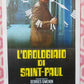 L'OROLOGIAIO DI SAINT-PAUL ITALIAN LOCANDINA (27.5"x13") POSTER P NOIRET 1974