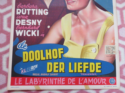 DOOLHOF DER LIEFDE/ FRAUENSEE BELGIUM (21.5"x 14") POSTER BARBARA RUTTING 1958