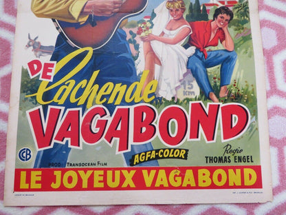 DE LACHENDE VAGABOND BELGIUM (21.5"x 14") POSTER FRED BERTELMANN SUSANNE CRAMER