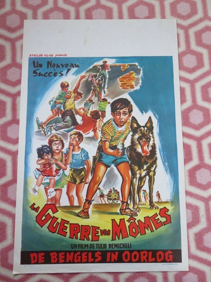 LA GUERRE DES MOMES/ La banda de los ocho BELGIUM (21.5"x 14") POSTER 1962