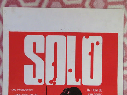 SOLO BELGIUM (21.5"x14.5") POSTER  Jean-Pierre Mocky 1970