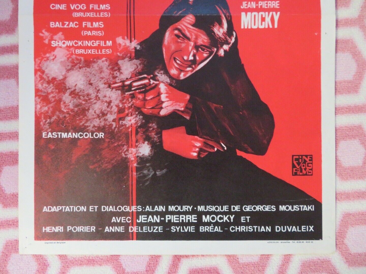 SOLO BELGIUM (21.5"x14.5") POSTER  Jean-Pierre Mocky 1970