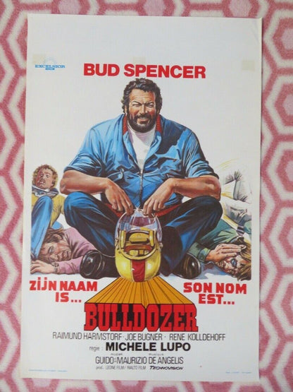 BULLDOZER/ Uppercut BELGIUM (21"x14") POSTER BUD SPENCER 1978