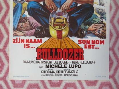 BULLDOZER/ Uppercut BELGIUM (21"x14") POSTER BUD SPENCER 1978