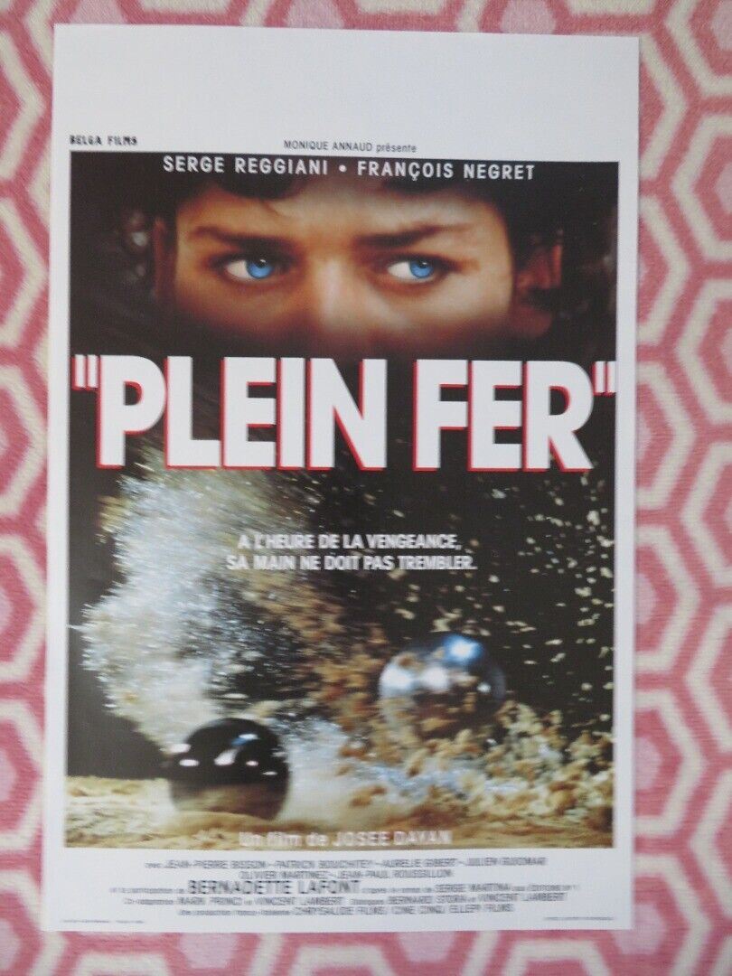 PLEIN FER BELGIUM (21"x14") POSTER SERGE REGGIANI FRANCOIS NEGRET 1990