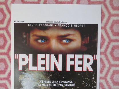 PLEIN FER BELGIUM (21"x14") POSTER SERGE REGGIANI FRANCOIS NEGRET 1990