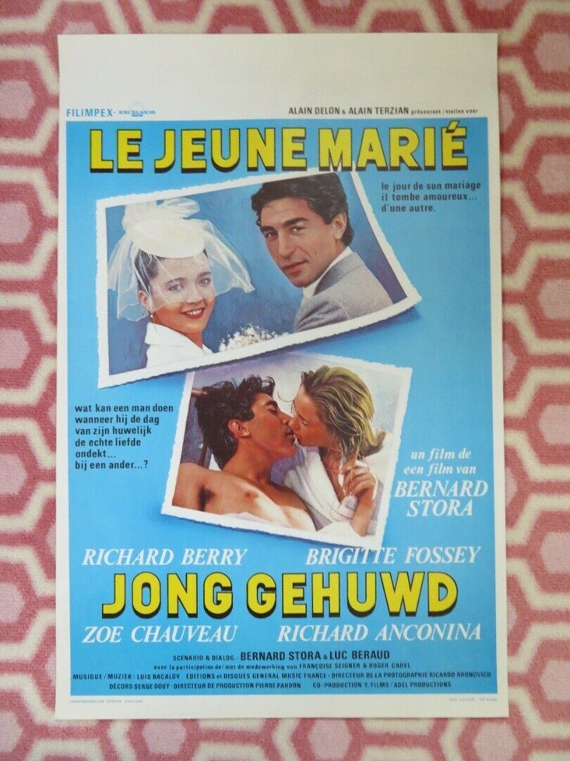 LE JEUNE MARIE BELGIUM (21"x14") POSTER RICHARD BERRY BRIGITTE FOSSEY 1983