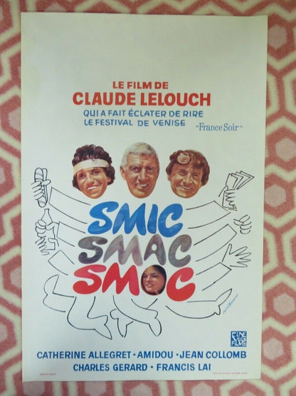 SMIC SMAC SMOC BELGIUM (21.5"x14.5") POSTER CATHERINE ALLEGRET 1971