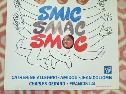 SMIC SMAC SMOC BELGIUM (21.5"x14.5") POSTER CATHERINE ALLEGRET 1971