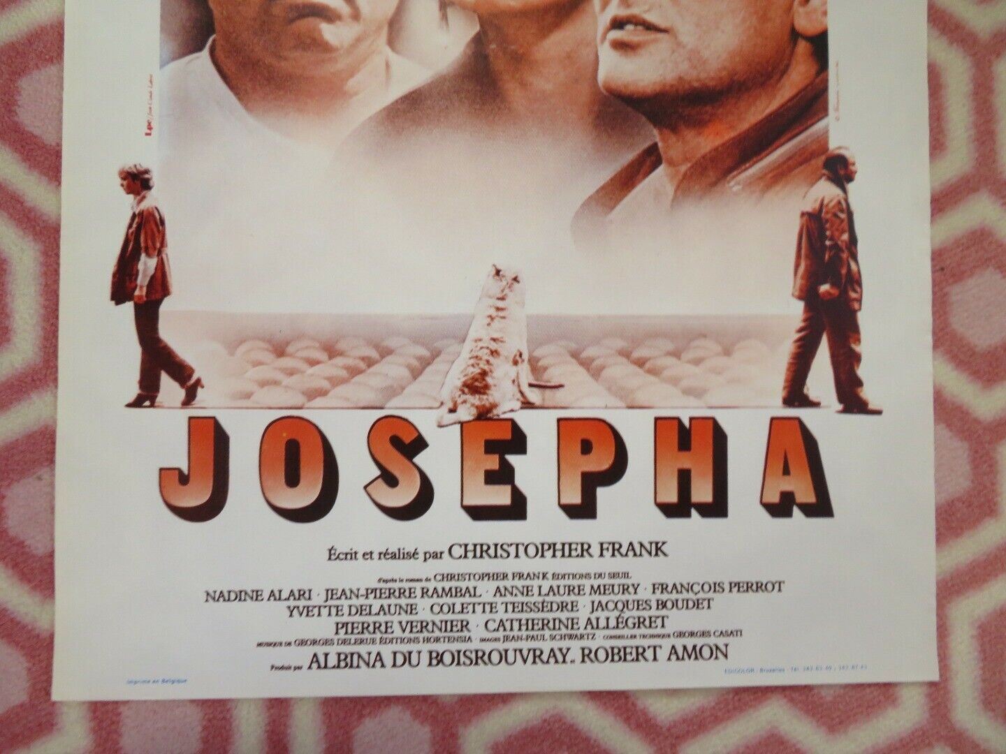 JOSEPHA BELGIUM (21.5"x14.5") POSTER MIOU-MIOU CLAUDE BRASSEUR 1982